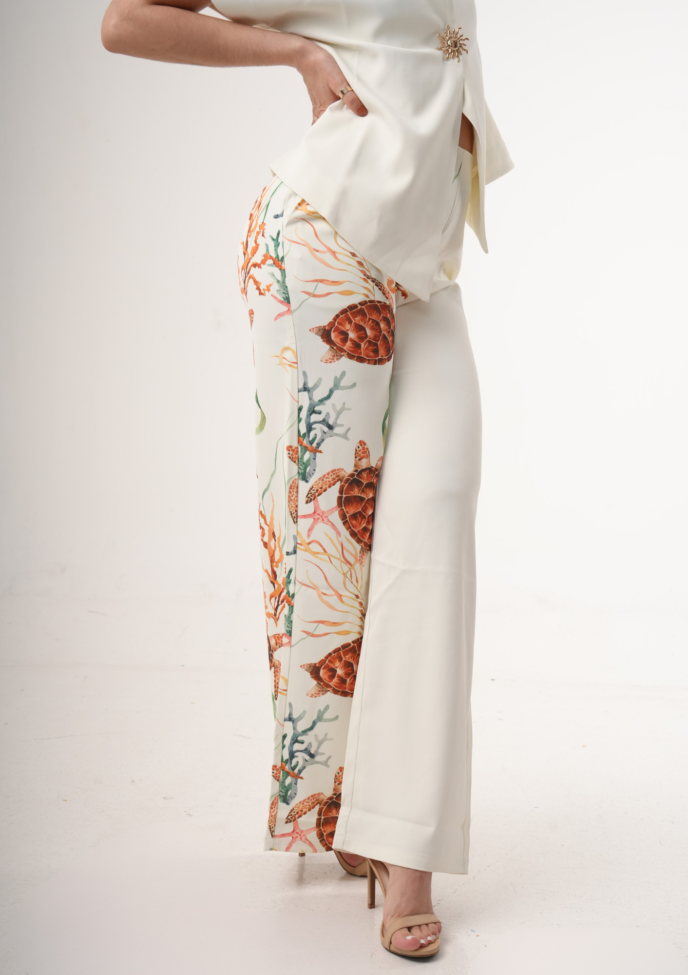 Sabelia High Waist Straight Leg Pants